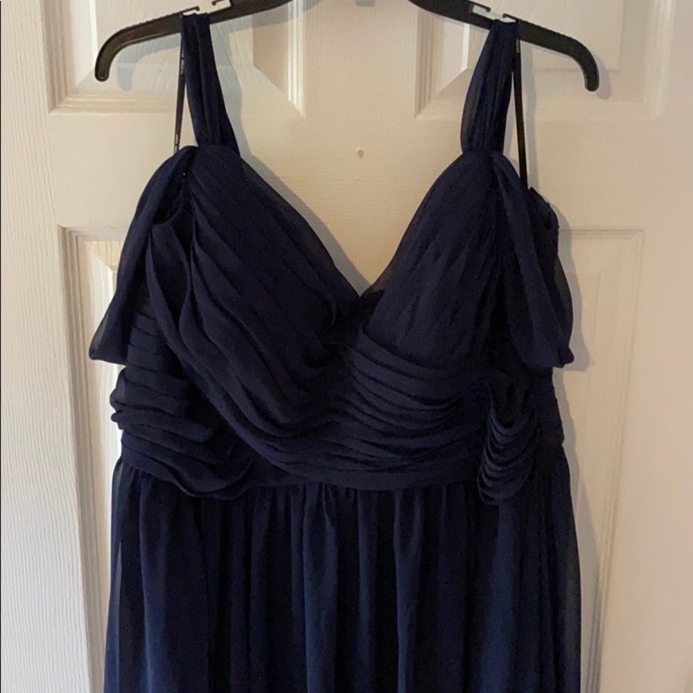 Navy Blue Bridesmaid Dress